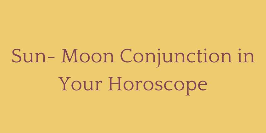 Sun Moon Conjunction